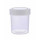 POT D'ECHANTILLONAGE ASEPTIQUE 60ML A BOUCHON BLANC - PP/PEHD - X 400
