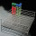 PORTOIR INOX POUR 10X5 TUBES D.18MM - DIM. 210X110X85MM