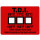 INDICATEUR DE DESINFECTION TDI POUR LAVEUR 65'/71'/82'C -X250