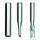INSERTS VERRE BLANC 250UL LO 6MM FOND CONIQUE RESSORT X1000