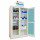 ARMOIRE VENTILEE 2 PORTES VITREES / 2 COMPARTIMENTS