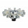 SUPPORT ACIER POUR 12 MICROTUBES DE 1,5 A 5 ML OHAUS