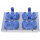 PLATEFORME DEDIEE 33X33CM AVEC 4 PINCES A FIOLES 1L OHAUS