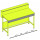 PAILLASSE AVEC DOSSERET L=1500 PROF=750 MM GRES ETIRE