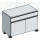 MEUBLE MIXTE 2 PORTES 1 TIROIR L=900 L REEL=835 P=450 H=720MM