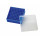 BOITE EN PP BLEU POUR 81 TUBES 1,5-1,8-2ML AVEC COUVERCLE
