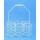 PORTE-FLACONS EN METAL REVETU PE BLANC POUR 10 FLACONS DE 1L