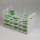 PORTOIR POUR 15 TUBES A ESSAI DIAM. 27 A 30MM EN PP BLANC