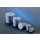 BOUCHON CONIQUE CAOUTCHOUC GRIS 1 TROU DIAM.4MM D.18X24X30MM