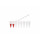 BARRETTE DE 8 TUBES DE PCR DE 0,2ML + BOUCHON PLAT - X125