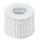 BOUCHON A VIS PP BLANC 1 TROU DN8 SANS SEPTA- PACK DE 100