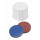 BOUCHON A VIS PP BLANC PLEIN DN20 BUTYLE/PTFE - X100
