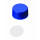 BOUCHON A VIS PP BLEU PLEIN DN9 PTFE VIERGE - X100