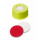BOUCHON A VIS PP JAUNE 1 TROU DN9 SILICONE/PTFE - X100