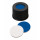 BOUCHON A VIS PP NOIR 1 TROU DN13 SILICONE/PTFE - X100