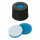BOUCHON A VIS PP NOIR 1 TROU DN8 SILICONE/PTFE - X100