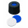 BOUCHON A VIS PP NOIR 1 TROU DN8 SILICONE/PTFE - X100
