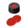 BOUCHON A VIS PP NOIR 1 TROU DN9 PTFE/SILICONE/PTFE - X100