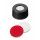 BOUCHON A VIS PP NOIR 1 TROU DN9 SILICONE/PTFE - X100