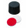 BOUCHON A VIS PP NOIR PLEIN DN8 SILICONE/PTFE - X100