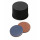 BOUCHON A VIS PP NOIR PLEIN DN15 BUTYLE/PTFE - X100
