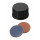 BOUCHON A VIS PP NOIR PLEIN DN18 BUTYLE/PTFE - X100