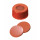 BOUCHON A VIS PP ROUGE 1 TROU DN9 CAOUTCHOUC/TFE - X100
