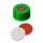 BOUCHON A VIS PP VERT 1 TROU DN9 CAOUTCHOUC/PTFE - X100