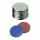 BOUCHON A VIS PRECISION MAGN. PLEIN DN18 BUTYLE/PTFE - X100
