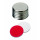BOUCHON A VIS PRECISION MAGN. PLEIN DN18 SILICONE/PTFE X 100
