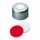 CAPSULE A SERTIR ALU 1 TROU DN8 SILICONE/PTFE - X100