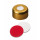 CAPSULE A SERTIR ALU DORE 1 TROU DN11 SILICONE/PTFE - X100