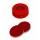 CAPSULE A SERTIR PE DUR ROUGE 1 TROU DN11 PTFE/SIL/PTFE X100