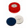 CAPSULE A SERTIR PE DUR ROUGE 1 TROU FENDU DN11 SI/PTFE X100