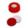 CAPSULE A SERTIR PE DUR ROUGE 1 TROU DN11 SILICONE/PTFE X100