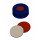 CAPSULE A SERTIR PE MOU BLEU 1 TROU DN11 CAOUT./PTFE - X100