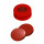 CAPSULE A SERTIR PP DUR ROUGE 1 TROU DN11 CAOUT./TFE - X100