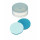 CAPUCHON EN PE TRANSPARENT 1 TROU DN20 SILICONE/PTFE- X100