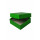 CRYOBOITE EN CARTON PLASTIFIE VERT 136X136X50MM