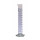 EPROUVETTE GRADUEE BLEU FORME HAUTE EN VERRE BORO.CL.A 500ML