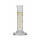 EPROUVETTE GRADUEE BRUN FORME BASSE EN VERRE BORO. CL.B 25ML