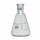 FIOLE CONIQUE VERRE GRADUE COL RODE 14/23 CAP.50ML