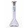 FIOLE JAUGEE TRAPEZOIDALE 50ML BOUCHON PE CN12/21