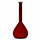 FIOLE JAUGEE VERRE BRUN CL.A BOUCHON PE CN29/32 2L