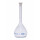 FIOLE JAUGEE VERRE CLAIR CL.A BOUCHON EN PE CN19/26 500ML