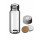 FLACON A VIS CLAIR DN24 + BOUCHON 1 TROU 40ML - X100