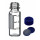 FLACON A VIS CLAIR DN9 CERTIF. + BOUCHON 1 TROU 1,5ML X100