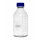FLACON VERRE CLAIR GL45 AVEC REVETEMENT + BOUCHON 1L