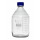 FLACON VERRE CLAIR GL45 AVEC REVETEMENT + BOUCHON 2L