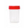 POT EN PP GRADUE NON STERILE BOUCHON A VIS BLANC 120ML X300